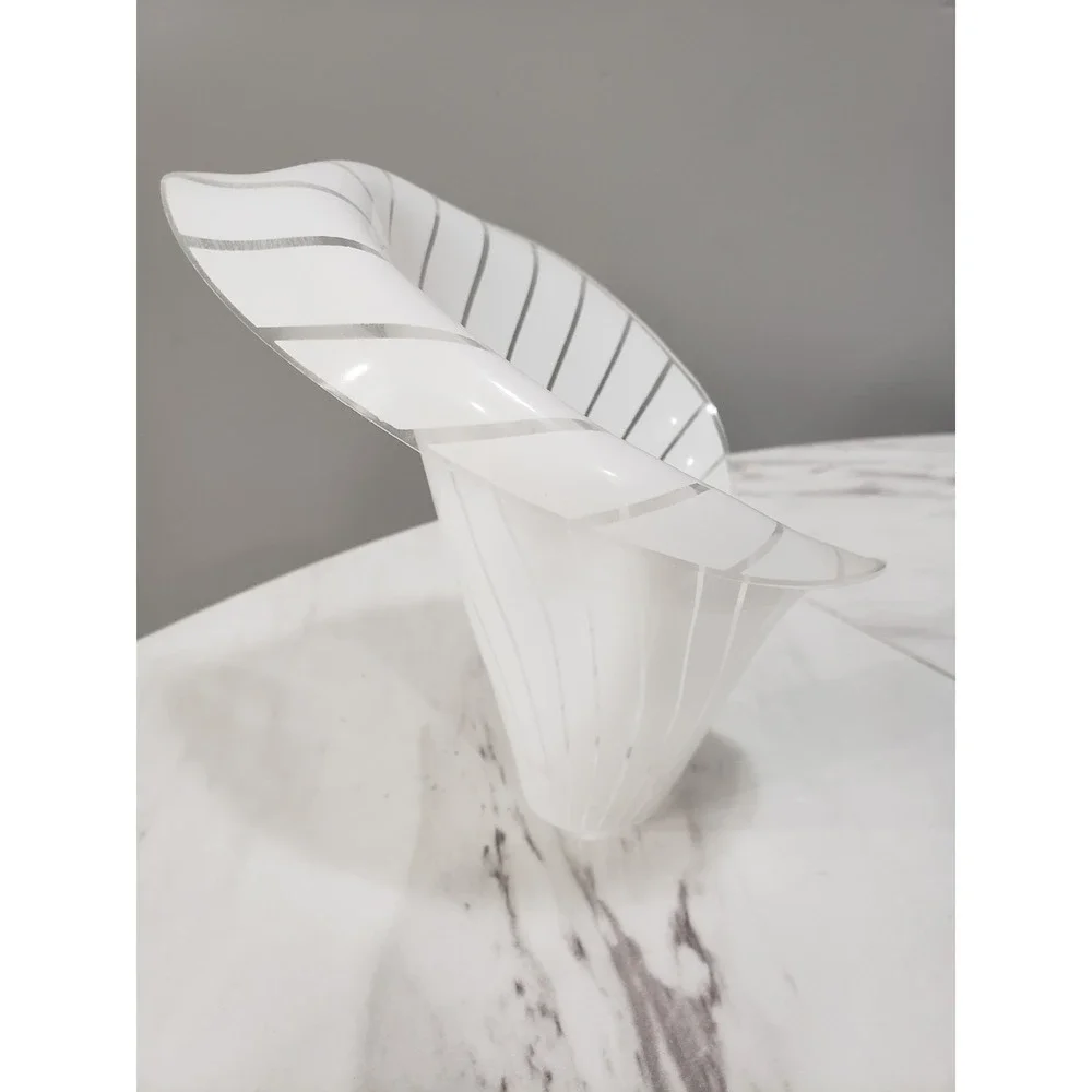 REPLACEMENT SHADE - Vintage Calla Lily Six Shade Table Lamp White #4‎